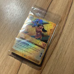 Lilo Escape Artist 25/P2 Disney Lorcana Azurite Sea Promo Glitter Foil - Image 3