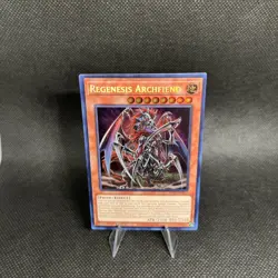 Regenesis Archfiend Secret Rare Card Alin-En016 Alliance Insight 1st Edition - Image 2