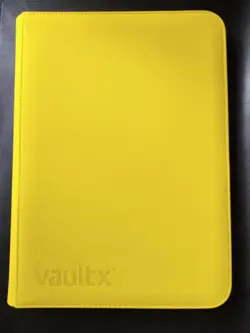 Vault X 9 Pocket Exo-Tec Zip Yellow Binder- 360 Card TCG Album - BOXED & TRACKED - Image 2