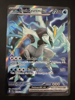 Black Kyurem ex - 218/191 - Full Art Ultra Rare - Surging Sparks - Pokemon Card - Image 1