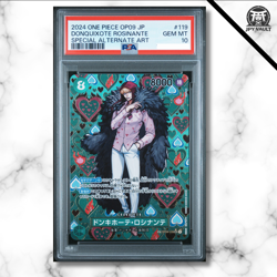 One Piece Card Jap - Rosinante SP Alt Art #119 - OP09 Four Emperors - PSA 10 GM - Image 1
