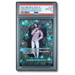 One Piece Card Jap - Rosinante SP Alt Art #119 - OP09 Four Emperors - PSA 10 GM - Image 2