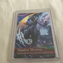 Shadow Mewtwo Pokken Tournament Amiibo Card Nintendo Wii U Switch used - Image 1