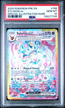 PSA 10 Sylveon ex 156/131 Prismatic Evolutions Special Illustration Rare POKEMON - Image 1