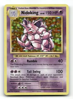 Nidoking 45/108 - Evolutions Holo - Pokemon Card NM/M - Image 1