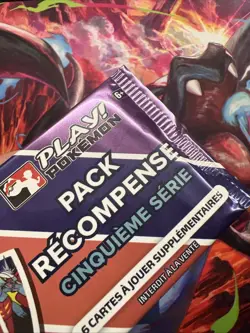 Booster De Cartes Pokemon Play Pack Recompense Cinquieme Serie Francais Vf Fr - Image 2