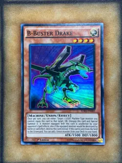 Yugioh B-Buster Drake SDKS-EN002 Super Rare 1st Ed LP - Image 1