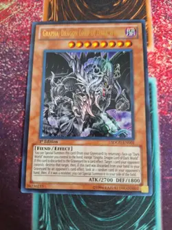 Yu-Gi-Oh! Grapha, Dragon Lord of Dark World SDGU-EN001 Ultra 1st Edition NM a1/ - Image 1
