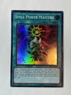 Yu-Gi-Oh! Spell Power Mastery SR08-EN022, Super Rare, 1st Edition, NM - Image 1