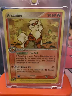 Arcanine 15/100 EX Sandstorm - Rare Pokemon Card - 2003 Vintage - Image 1