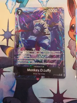 Monkey.D.Luffy Alt. Art OP15-092 Adventure on Kami's Island R One Piece NM/MINT - Image 2