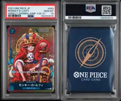 2023 One Piece Monkey D. Luffy P-043 Weekly Shonen Jump Promo PSA 10 - Image 3