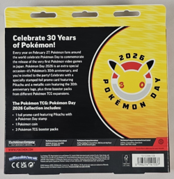 Pokemon TCG Pokemon Day 2026 Box Collection Sealed New Promo Card Coin Included - Image 2