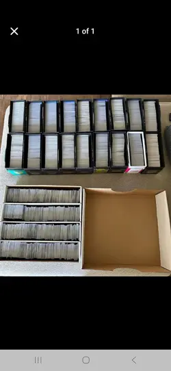 Pokemon 1000 Card Bulk Lot ALL HOLOS and REVERSE HOLO ONLY + Storage Box - Image 1