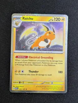 Raichu (Cosmos Holo) 026/165 Rare Miscellaneous Cards & Products Holo MCAP - Image 1