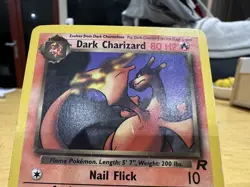 Dark Charizard 21/82 Non-Holo Rare Team Rocket Vintage Card - Image 2