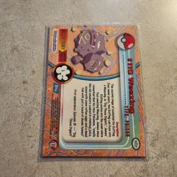 Weezing #110 TV Animation Edition TOPPS Pokemon Card Blue Logo - Image 2