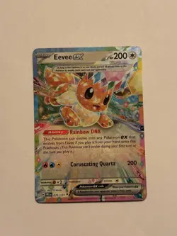 Eevee ex 075/131 Sv: Prismatic Evolutions Holo Pokemon TCG NM Double Rare - Image 1