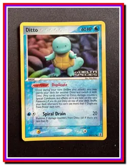 2005 Pokemon Ditto Stamped Delta Species Holo Rare Squirtle 64/113 - Image 1