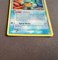 2005 Pokemon Ditto Stamped Delta Species Holo Rare Squirtle 64/113 - Image 2