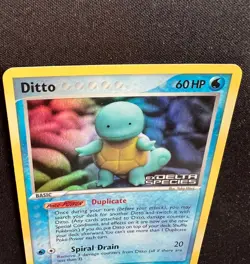 2005 Pokemon Ditto Stamped Delta Species Holo Rare Squirtle 64/113 - Image 5