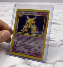 Pokemon TCG Alakazam Base Set 1/102 Holo 1999-2000 Wizards Base Set Holo Rare - Image 1