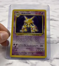 Pokemon TCG Alakazam Base Set 1/102 Holo 1999-2000 Wizards Base Set Holo Rare - Image 2
