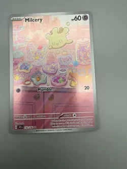 Pokemon TCG Milcery 152/142 Sv07: Stellar Crown Illustration Rare Holo Nice! - Image 1