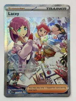 Lacey 172/142 - Stellar Crown - Special Illustration Rare - Pokemon TCG NM - Image 1