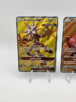 Buzzwole GX, Xurkitree GX, Full Art, Ultra Beast, Pokemon TCG Cards - Image 2