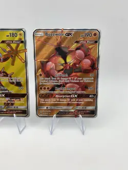 Buzzwole GX, Xurkitree GX, Full Art, Ultra Beast, Pokemon TCG Cards - Image 3
