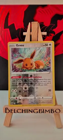 Pokemon TCG Astral Radiance Eevee Reverse Holo Common 119/189 - Image 1