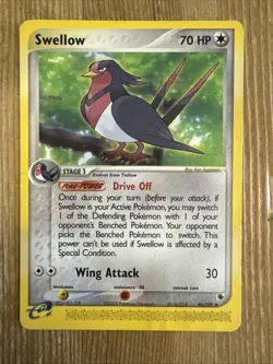 Swellow - 46/109 - Pokemon EX Ruby and Sapphire MP - Image 1