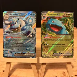Venusaur ex 003/165, Blastoise ex 009/165 set of two (151 set) Near mint - Image 1
