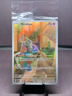 Pokemon TCG Mimikyu 075 Black Star ETB Promo Paldean Fates S&V Factory Sealed - Image 1