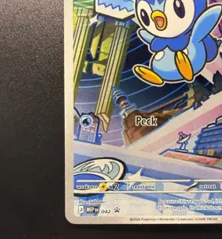 Piplup 042 First Partners Illustration Rare Black Star Promo Pokemon TCG MINT - Image 5