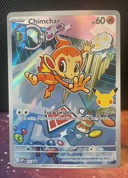 Chimchar 041 Pokemon TCG 30th Anniversary First Partner Black Star Promo - Mint - Image 1
