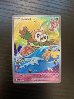 Rowlet 043 First Partner Illustration Collection Promo Pokemon English NM - Image 1