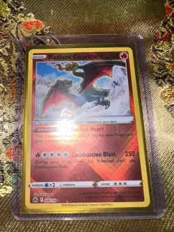Pokemon TCG Radiant Charizard Crown Zenith 020/159 Holo Radiant Rare - Image 1