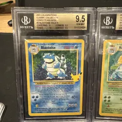 Pokemon Celebrations Charizard, Blastoise & Venusaur All bgs 9.5 gold - Image 2