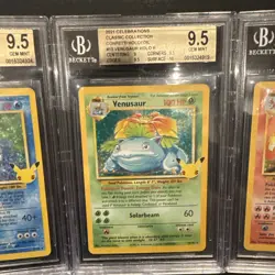 Pokemon Celebrations Charizard, Blastoise & Venusaur All bgs 9.5 gold - Image 3