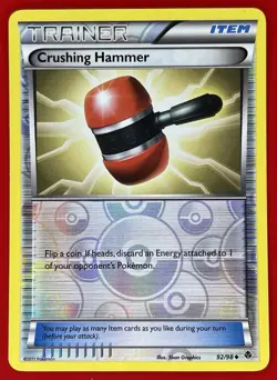 Pokemon TCG Crushing Hammer Emerging Powers 92/98 Reverse Holo English 2011 LP - Image 1