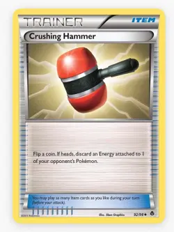 ⚡Crushing Hammer 60/83 Uncommon Reverse Holo Emerging Powers Pokemon TCG NM - Image 1