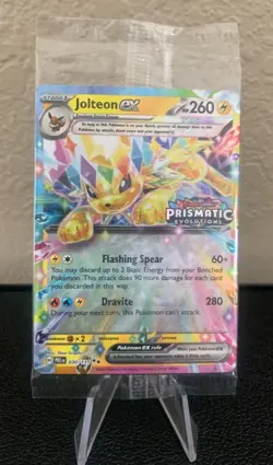 Pokemon TCG: Jolteon ex Promo |Prismatic Evolutions Stamp | 030/131 | SEALED - Image 1