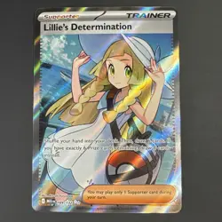 Pokemon TCG Lillie's Determination 169/132 Ultra Rare Mega Evolution MINT/NM - Image 1