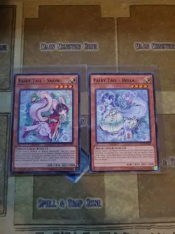 YUGIOH FAIRY TAIL SNOW + FAIRY TAIL RELLA COMMON 1ST ED NM - Image 1
