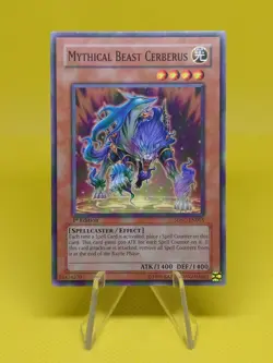 Yugioh - Mythical Beast Cerberus (SDSC-EN015) - Common 1st Edition - Image 1