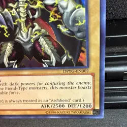 Konami Yu-Gi-Oh! TCG Summoned Skull - Yugi DPYG-EN002 1st Ed Holo Rare 2500/1200 - Image 2