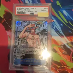 PSA 10 Portgas D. Ace Manga Alternate Art #OP13-119 One Piece English - Image 1