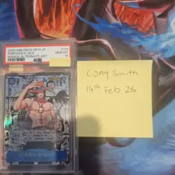 PSA 10 Portgas D. Ace Manga Alternate Art #OP13-119 One Piece English - Image 3